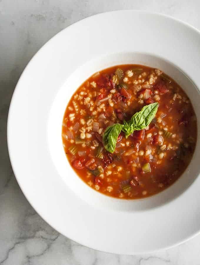 Tomato Barley Soup Recipe