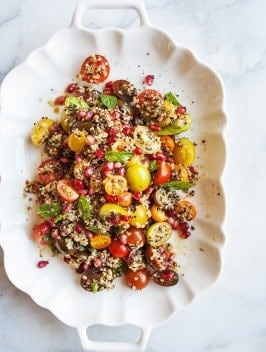 Tomato,Pomegranate & Quinoa Salad, Bijouxs