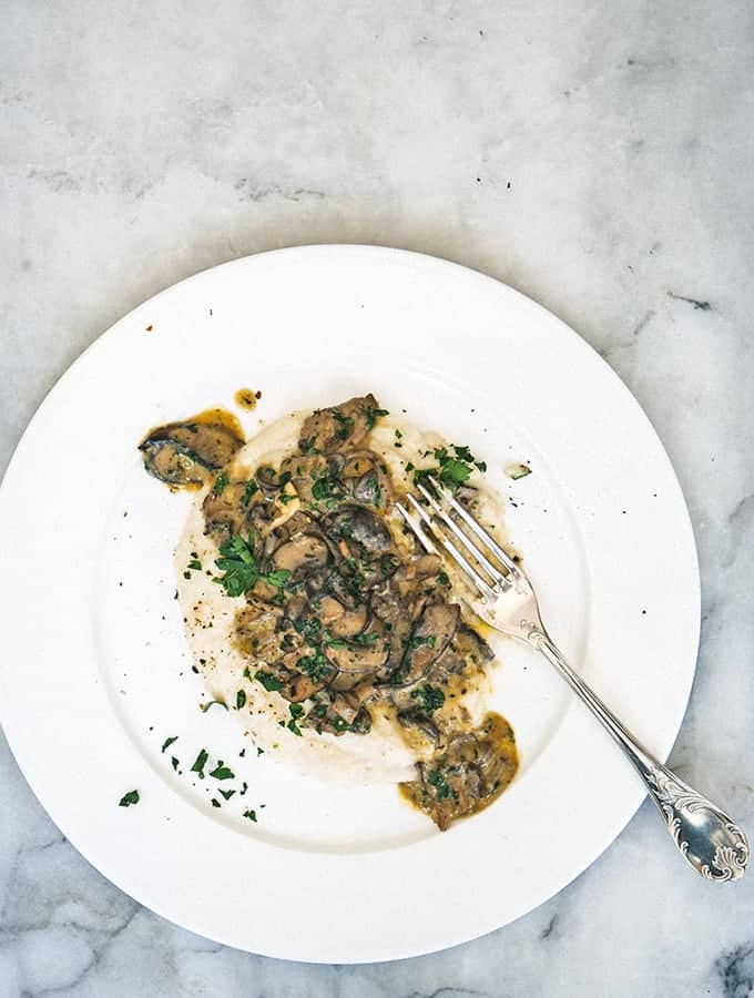 Bijouxs Little Jewels | Creamy Mushrooms & Grits