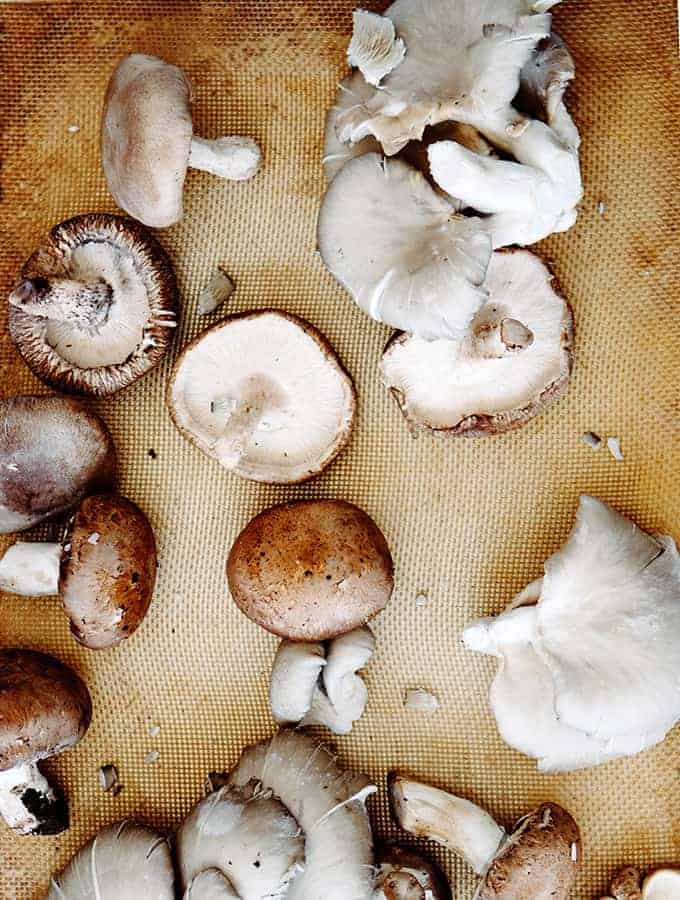 Wild Spinach & Roasted Mushrooms | Bijouxs Little Jewels 