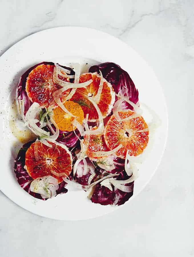 Blood Orange, Fennel & Radicchio Salad |Bijouxs Little Jewels