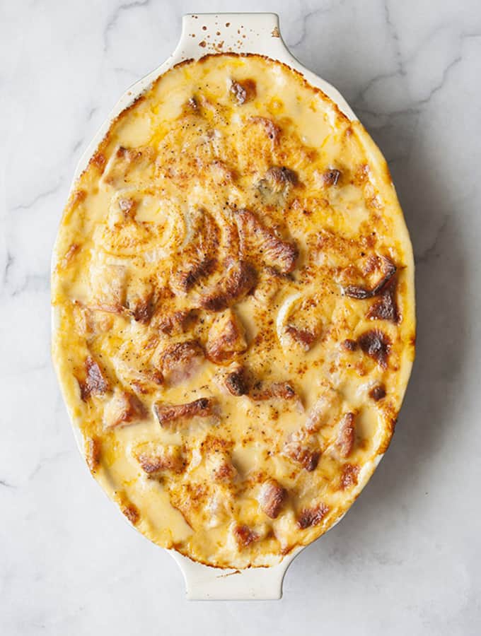  Cheddar Scalloped Potatoes & Ham | Bijouxs Little Jewels