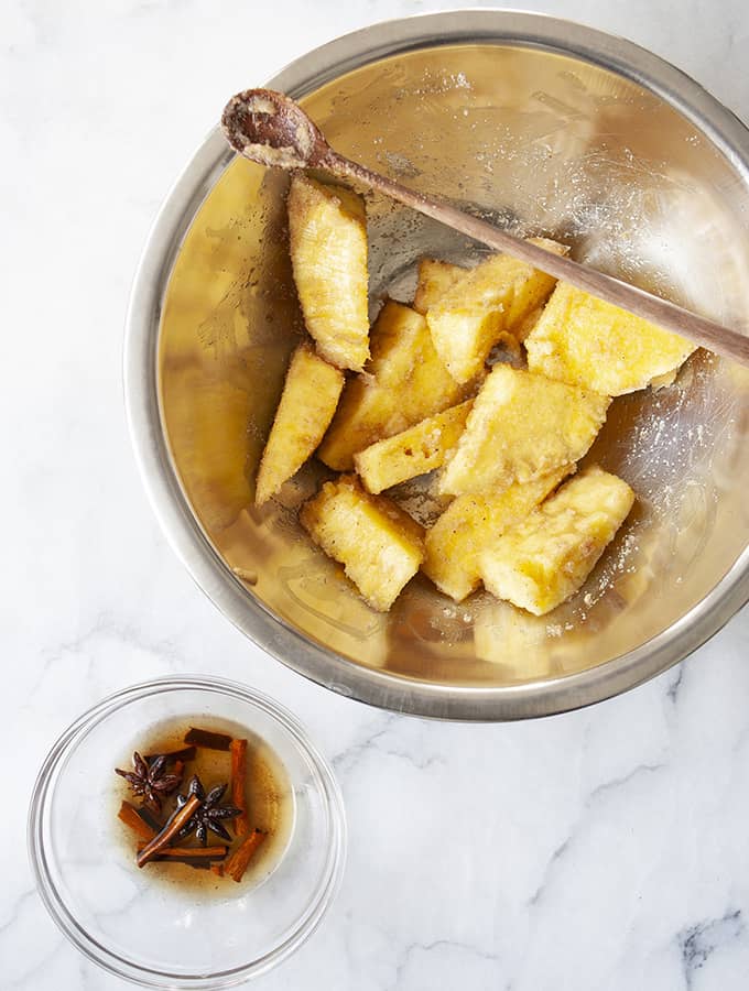 Spice Roasted Pineapple with Vanilla Bean Yogurt | Bijouxs Little Jewels