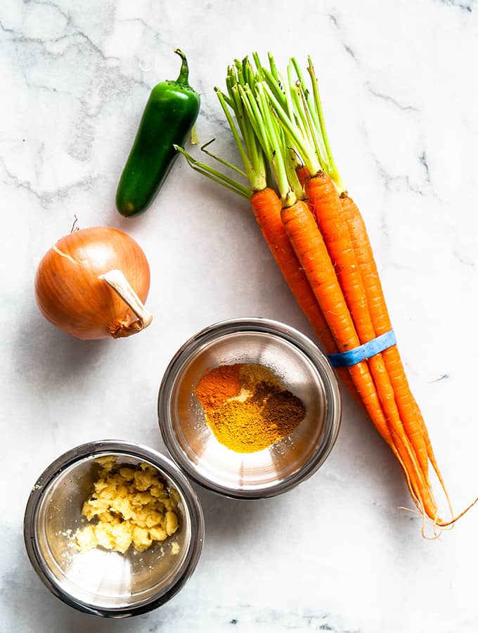 Spicy Thai Carrot Soup | Bijouxs Little Jewels