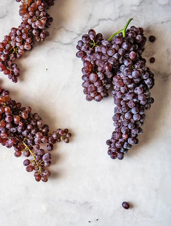 French Fresh Grape Tart | Bijouxs Little Jewels