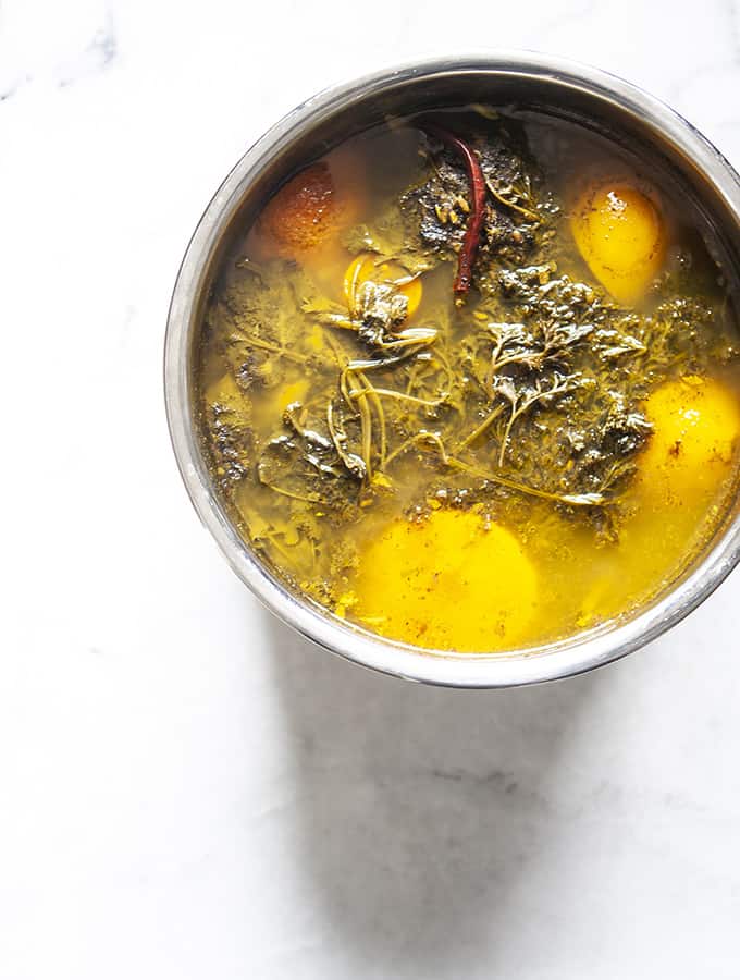 Wellness Turmeric Bone Broth with Ginger, Citrus & Herbs