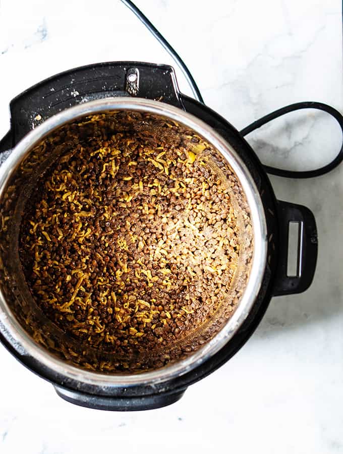 Spiced Lentils & Rice (Mejadra)