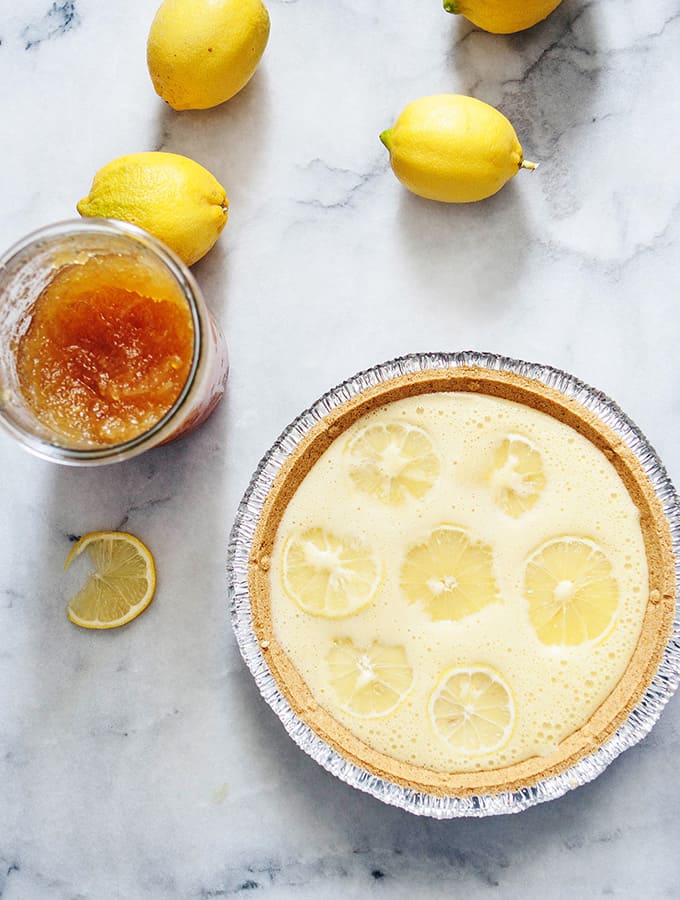 Rustic Lemon Marmalade Tart