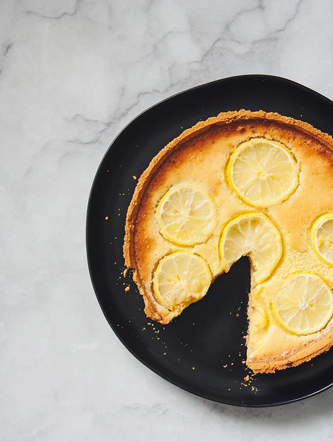 Rustic Lemon Marmalade Tart