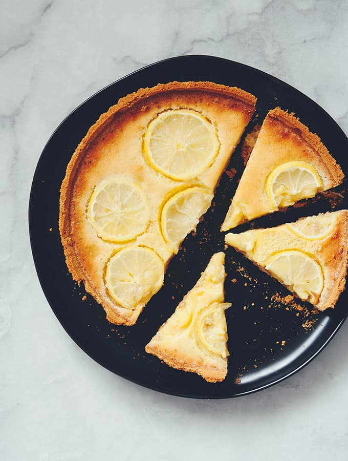 Rustic Lemon Marmalade Tart