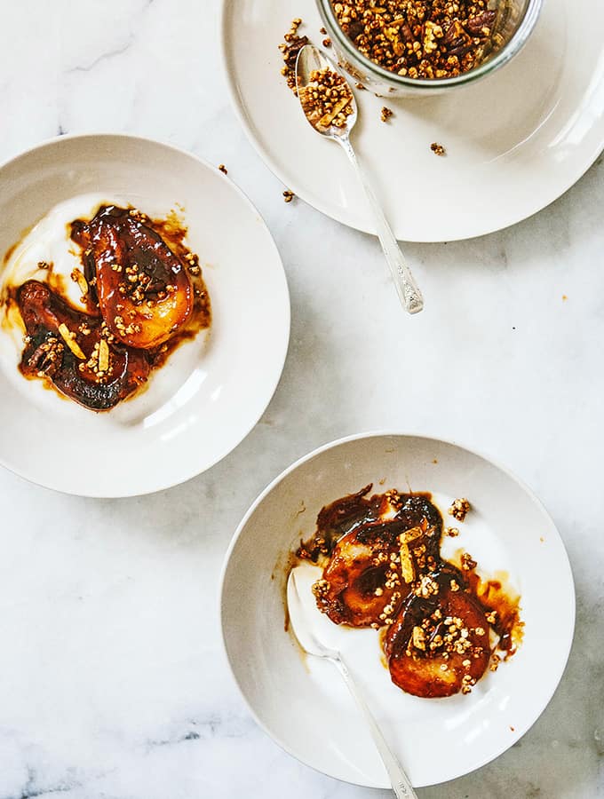  Turmeric Caramel Baked Pears | Bijouxs Little Jewels
