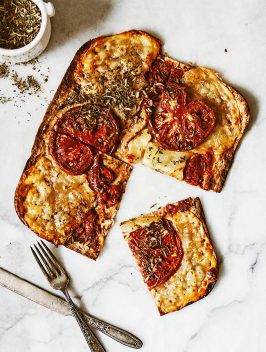 Flatbreads Provençal with Tomatoes & Fresh Mozzarella | Bijouxs Little Jewels from the Kitchen