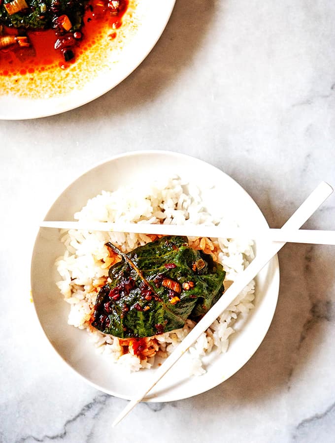 Marinated Perilla Leaves with Steamed Rice | Bijouxs Little Jewels