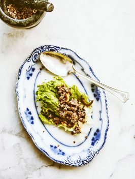 Fast Thai Beef Lettuce Wraps | Bijouxs Little Jewels
