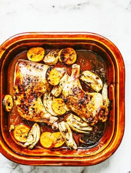 Chicken Roasted with Pixie Tangerines, Fennel & Pernod | Bijouxs Little Jewels