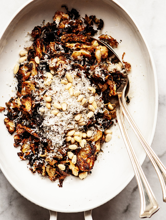 Super-Crispy Roasted Brussels Sprouts | Bijouxs Little Jewels