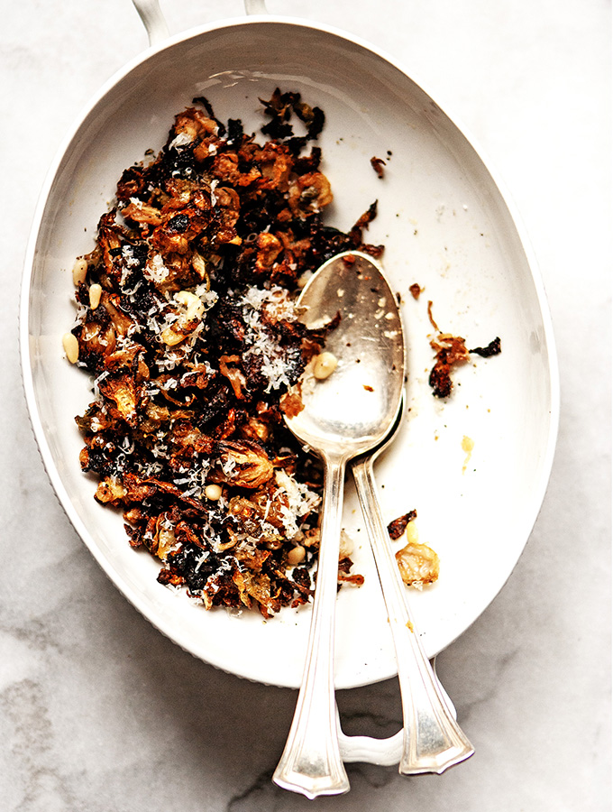 Super-Crispy Roasted Brussels Sprouts | Bijouxs Little Jewels