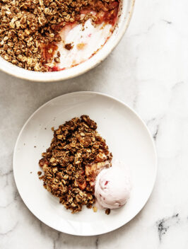 Rhubarb Crisp | Bijouxs Little Jewels