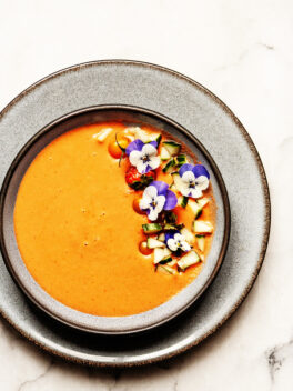 Summer Fruit Gazpacho | Bijouxs Little Jewels