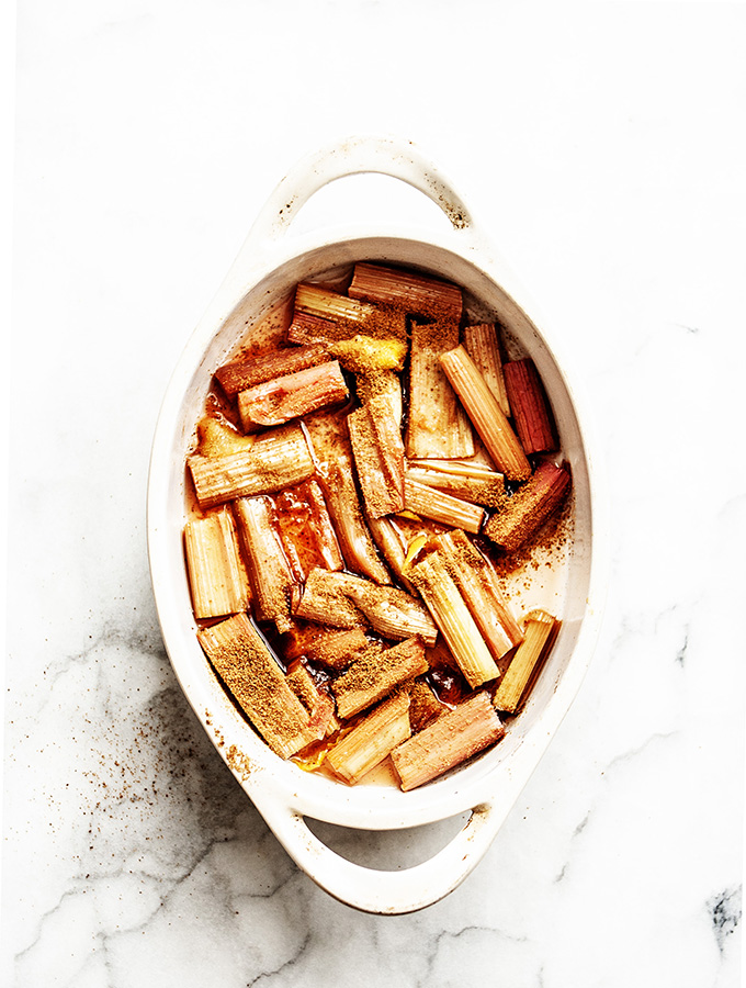 Baked Rhubarb with Labne Yogurt | Bijouxs Little Jewels