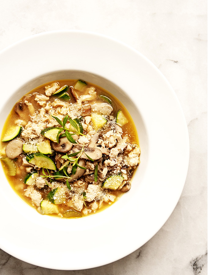 Turkey & Shiitake Mushroom Soup | Bijouxs Little Jewels