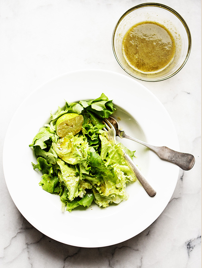 Lime Basil Vinaigrette Salad | Bijouxs Little Jewels