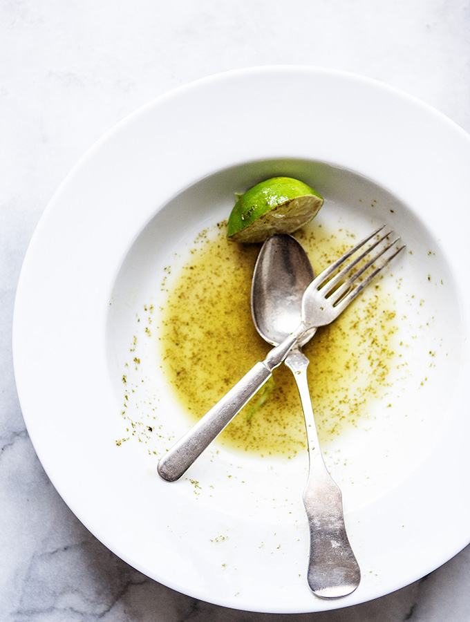 Lime Basil Vinaigrette Salad | bijouxs Little Jewels