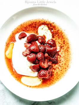 Macerated Strawberries with Mascarpone & Olive Oil | Bijouxs Little Jewels