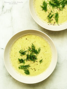 Zucchini & Dill Soup Bijouxs Little Jewels